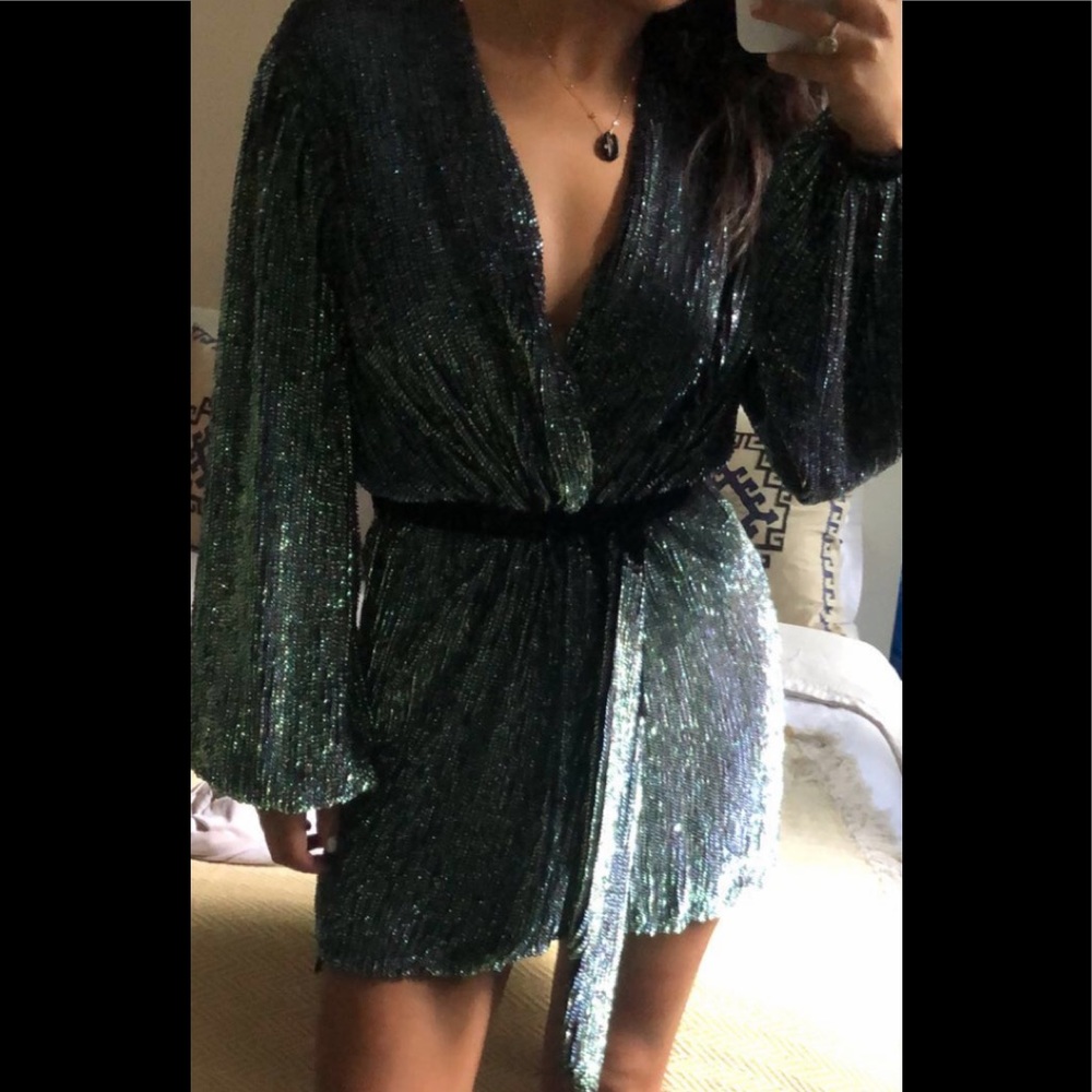 Retrofete never worn green dress